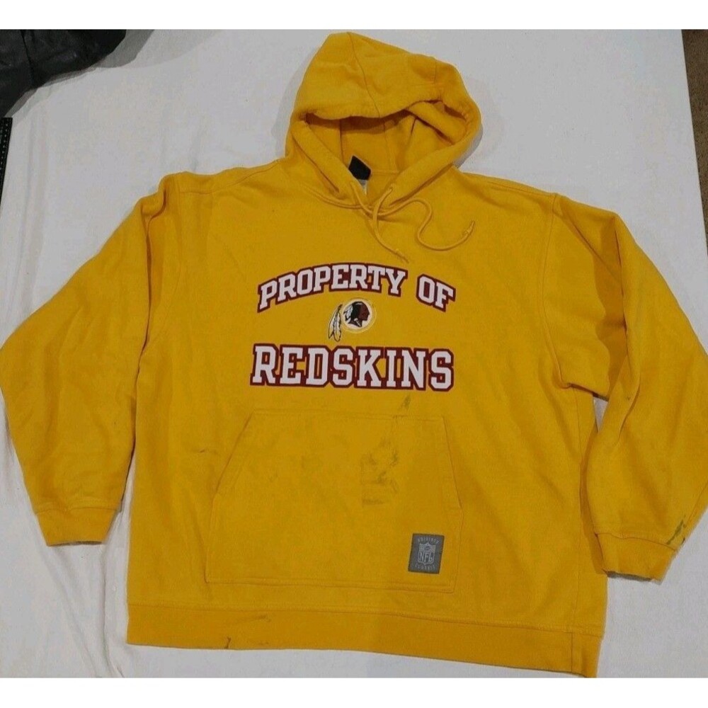 Vintage NFL Washington Redskins Reebok Gridiron Classic Hoodie  Adult Size XL